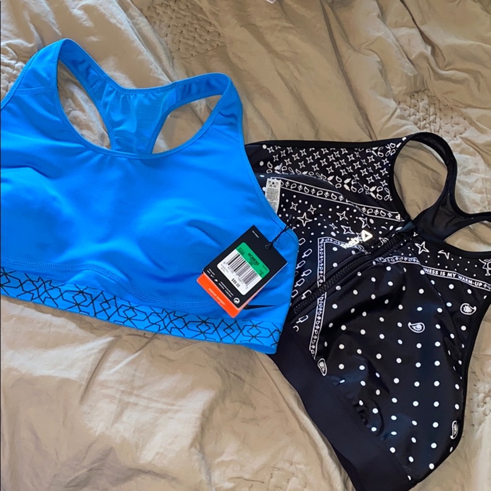 Lot of 2 XL sports bras